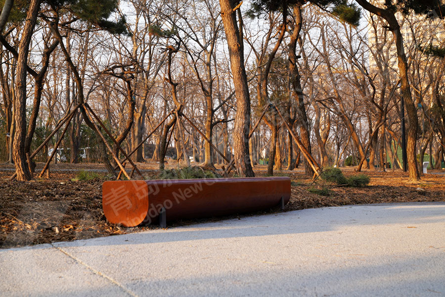 公園坐凳,青島公園椅,公園休閑長(zhǎng)凳